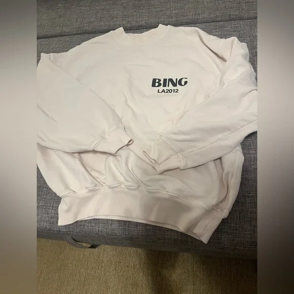 Anine Bing soft pink future heirlooms Los Angeles sweatshirt - Picture 2 of 8